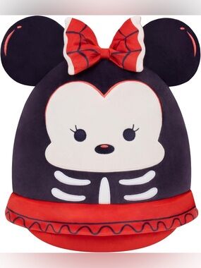 Squishmallows x Disney Minnie Mouse Skull Plush 12” Halloween/Dia de los Muertos